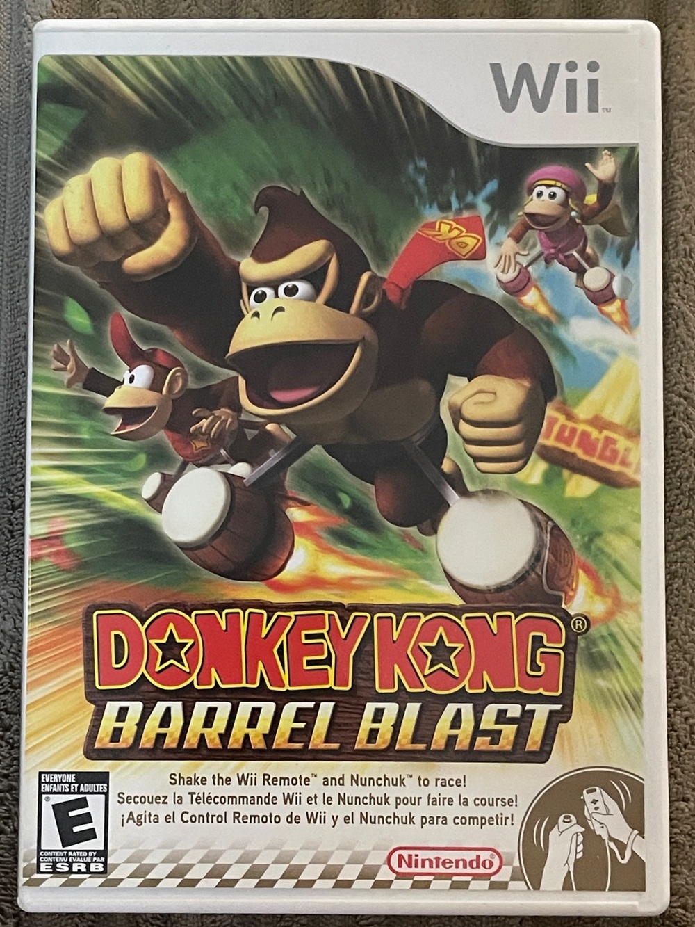 Donkey Kong Barrel Blast Nintendo Wii CIB Complete with Manual